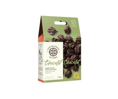 Rosettes de chocolat noir 135 g