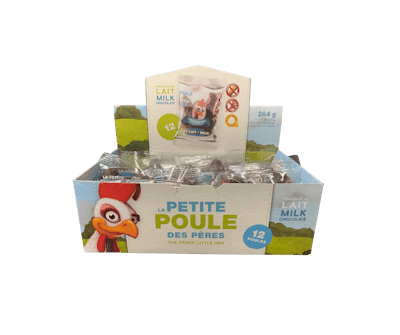 Douzaine de Petites Poules - Chocolat au lait