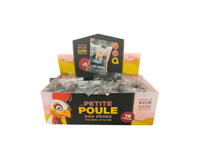 Douzaine de Petites Poules - Chocolat noir