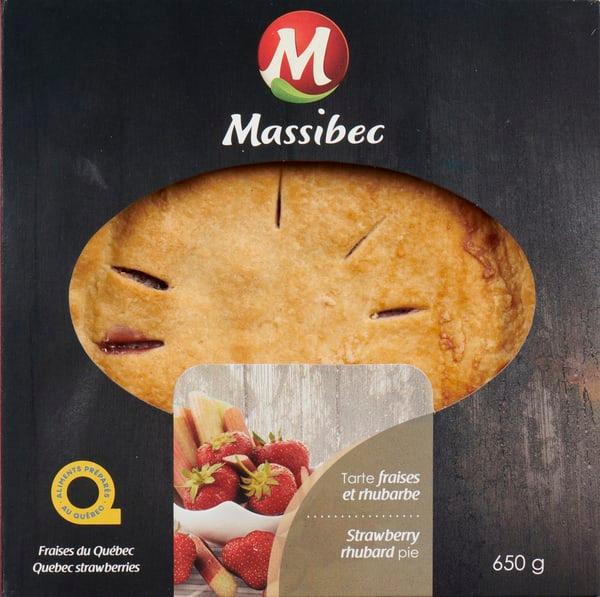 Tarte aux fraises et rhubarbe